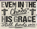 Even in the chaos full‑color Direct Transfer Film (DTF) T‑shirt