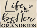 Life is better with Grandkids full‑color Direct Transfer Film (DTF) T‑shirt