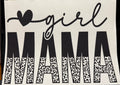 Girl Mama Cheetah full‑color Direct Transfer Film (DTF) T‑shirt