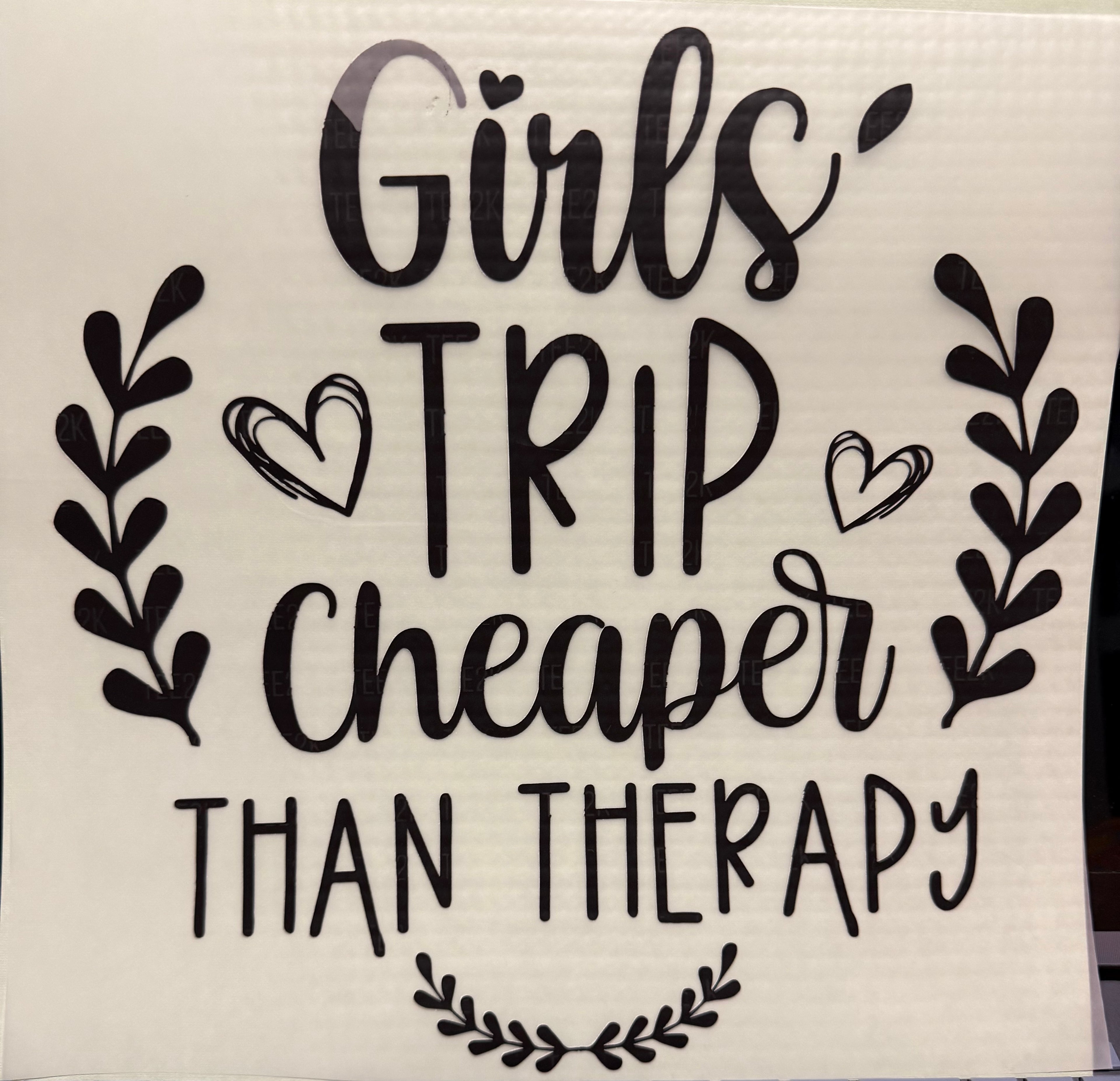 Girls Trip full‑color Direct Transfer Film (DTF) T‑shirt