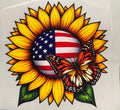 Sunflower Flag full‑color Direct Transfer Film (DTF) T‑shirt