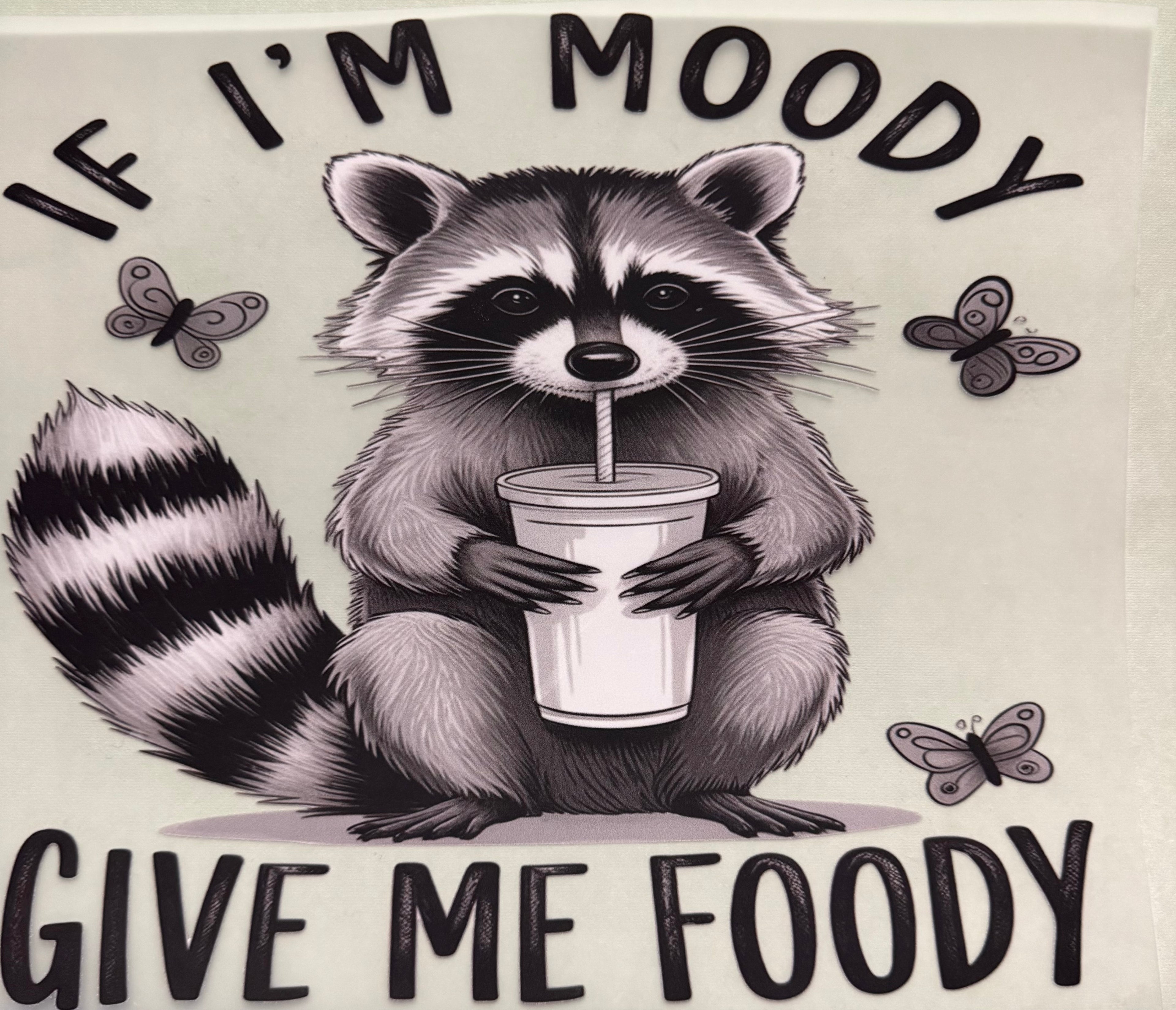 Give me Foody full‑color Direct Transfer Film (DTF) T‑shirt