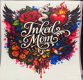 Inked Mom full‑color Direct Transfer Film (DTF) T‑shirt