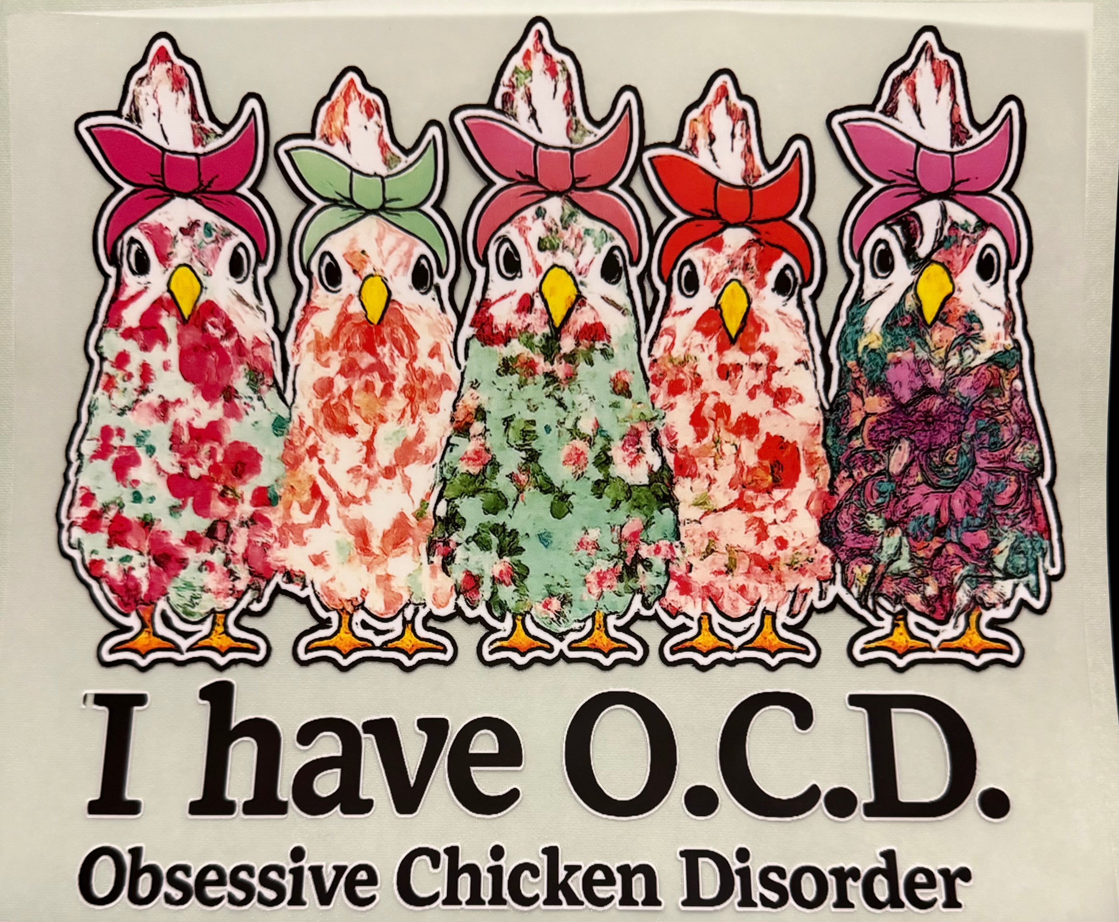 O.C.D full‑color Direct Transfer Film (DTF) T‑shirt