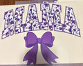 Purple MAMA full‑color Direct Transfer Film (DTF) T‑shirt